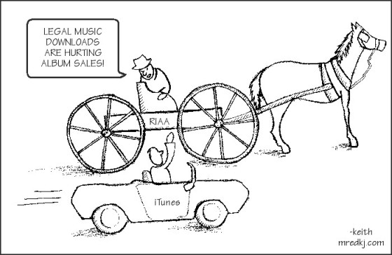 RIAA Horse and Carriage - iTunes Car